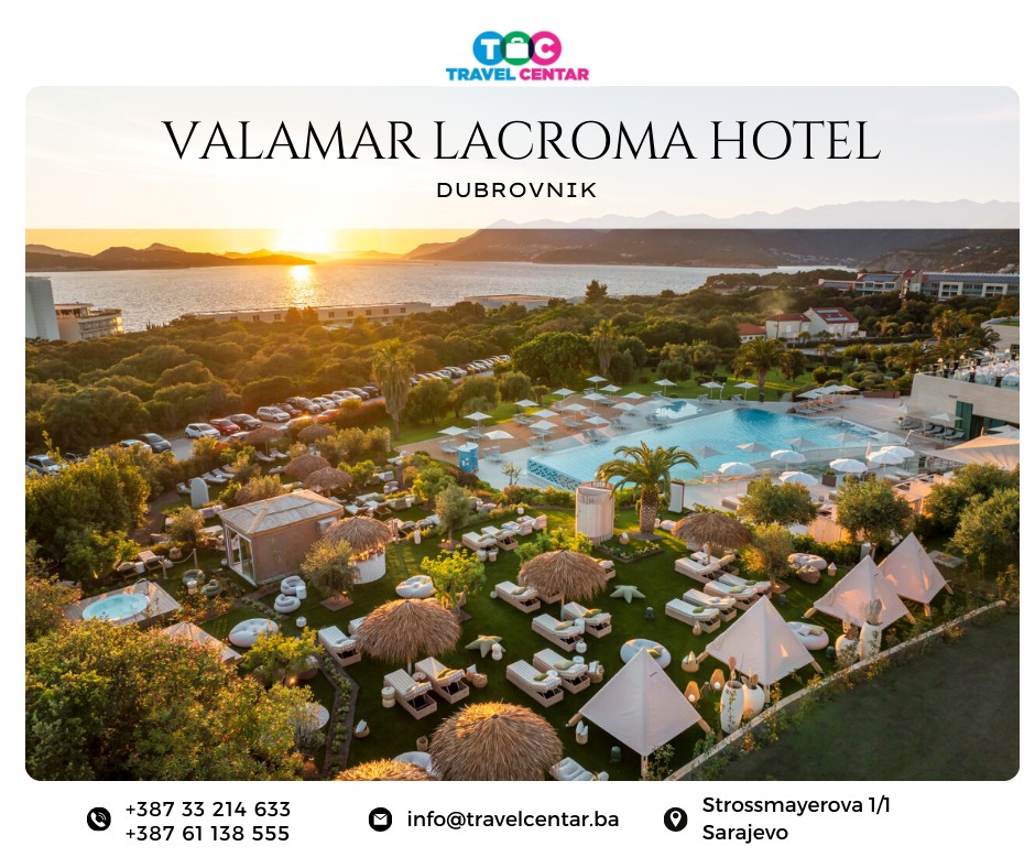 Prvi maj u Dubrovniku – Valamar Lacroma 4 već od 185 KM po osobi (polupansion + spa)