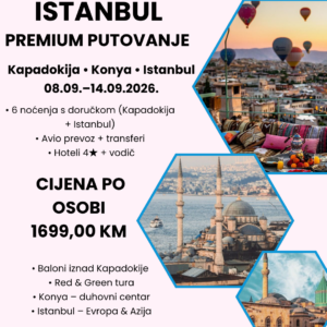 KAPADOKIJA, KONYA I ISTANBUL – PUTOVANJE KROZ SRCE TURSKE
